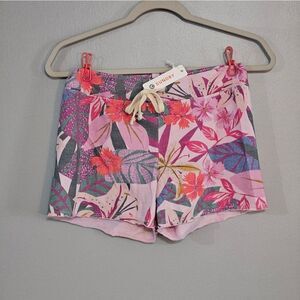 Sundry, tropical feeling comfy shorts. NWT, Size 0/XS